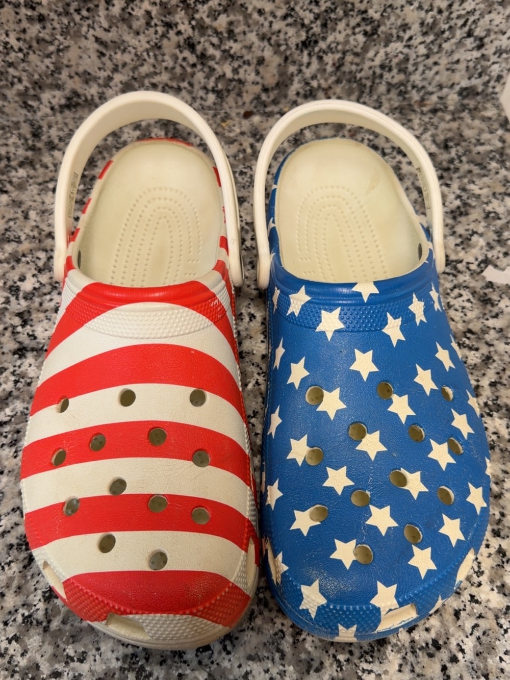 Crocs Classic American Flag Clog Patriotic Shoes Size 13M